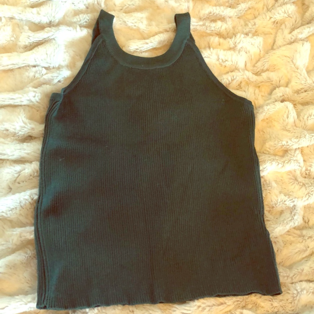 Mo:Vint Ribbed Sweater Tank Top